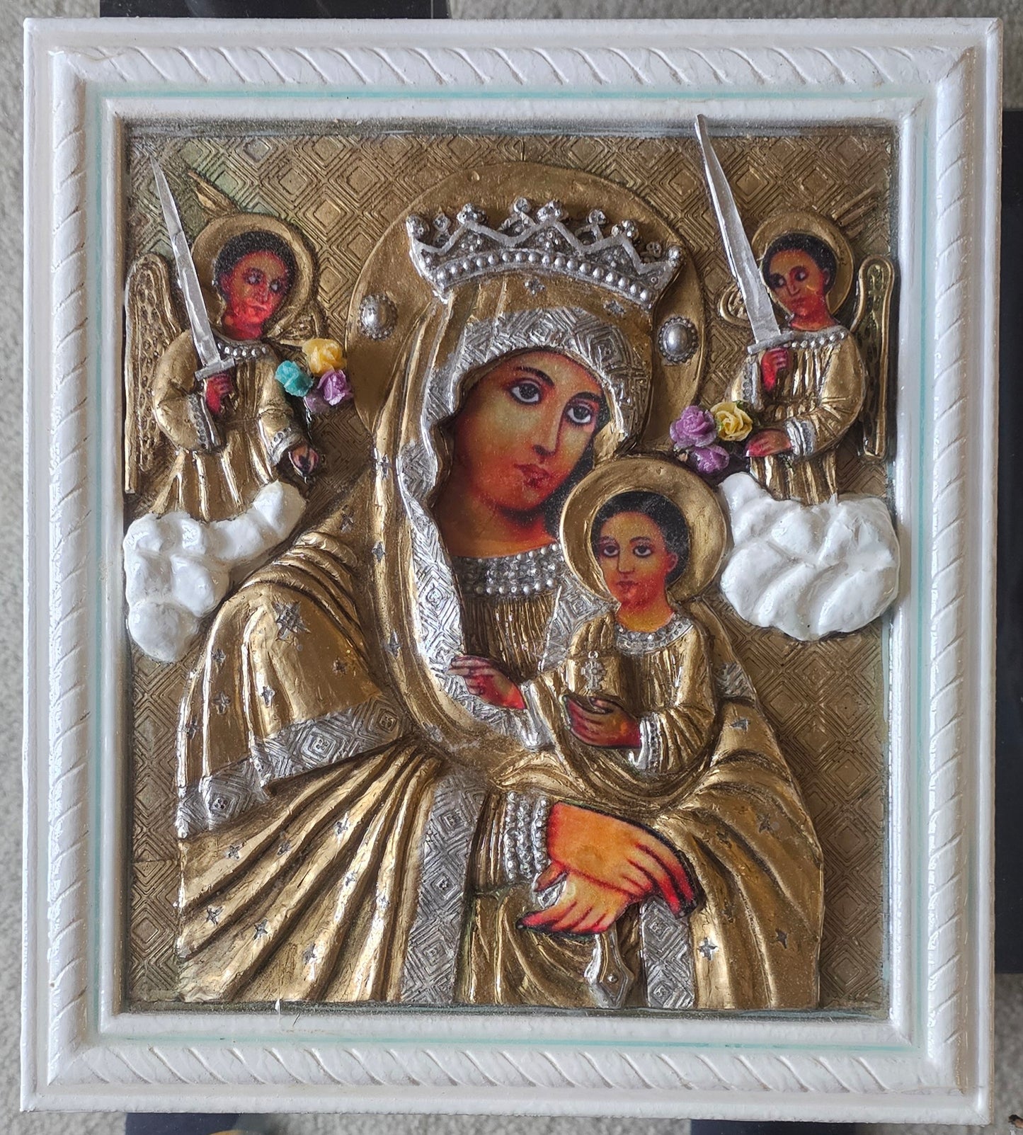 የአመቤታችን ስአል (gold paint)
