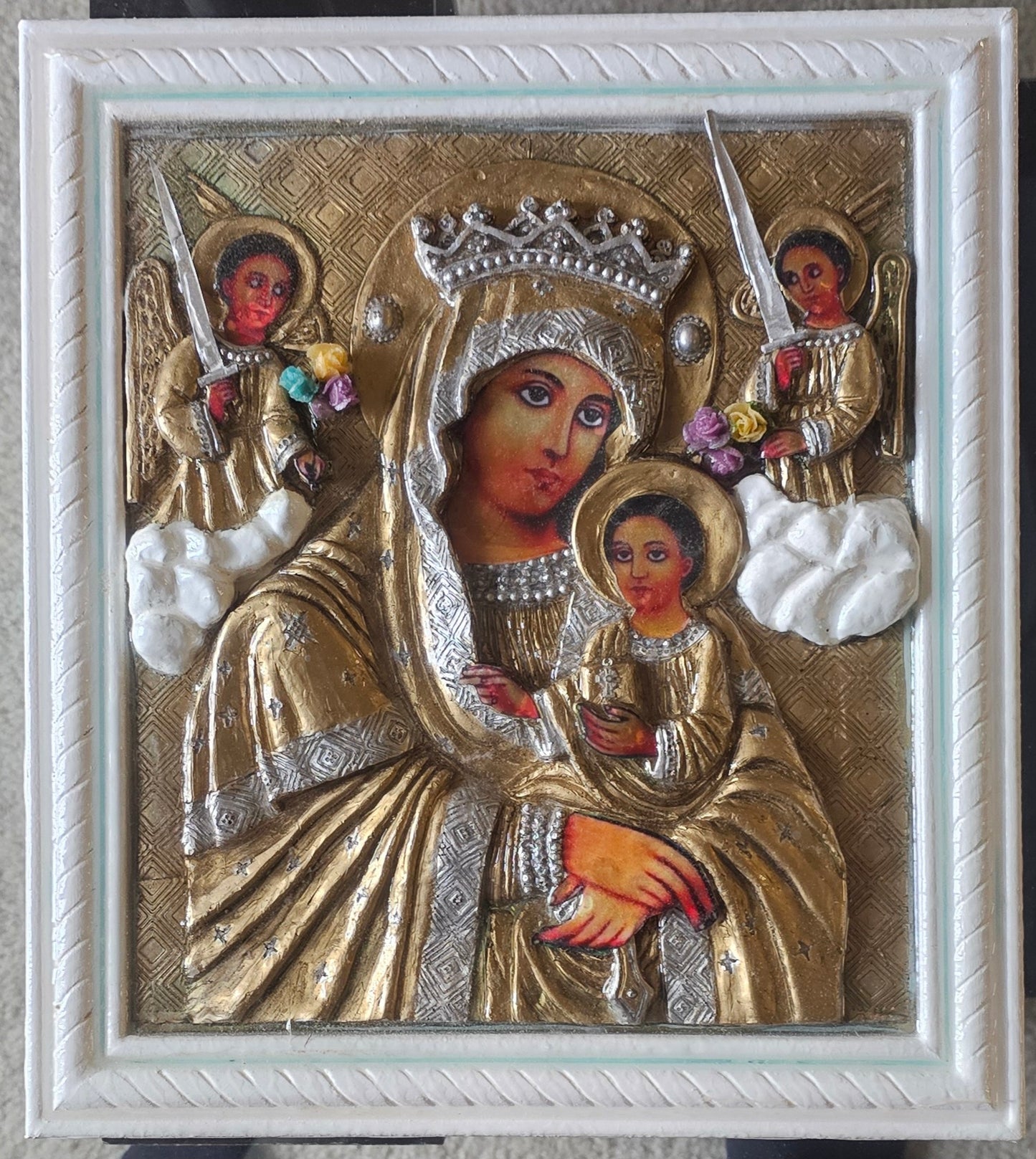 የአመቤታችን ስአል (gold paint)
