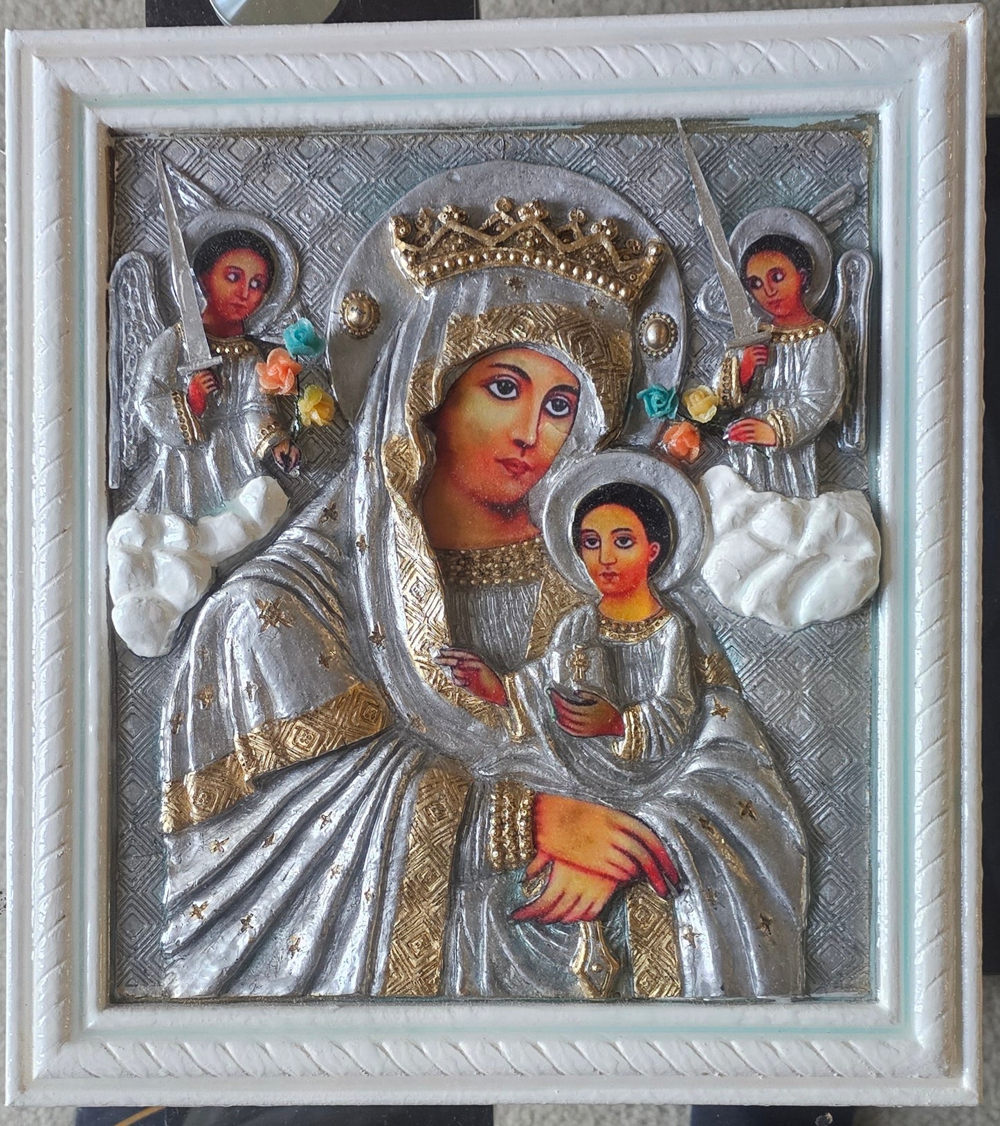 የአመበታችን ስአል (silver paint)