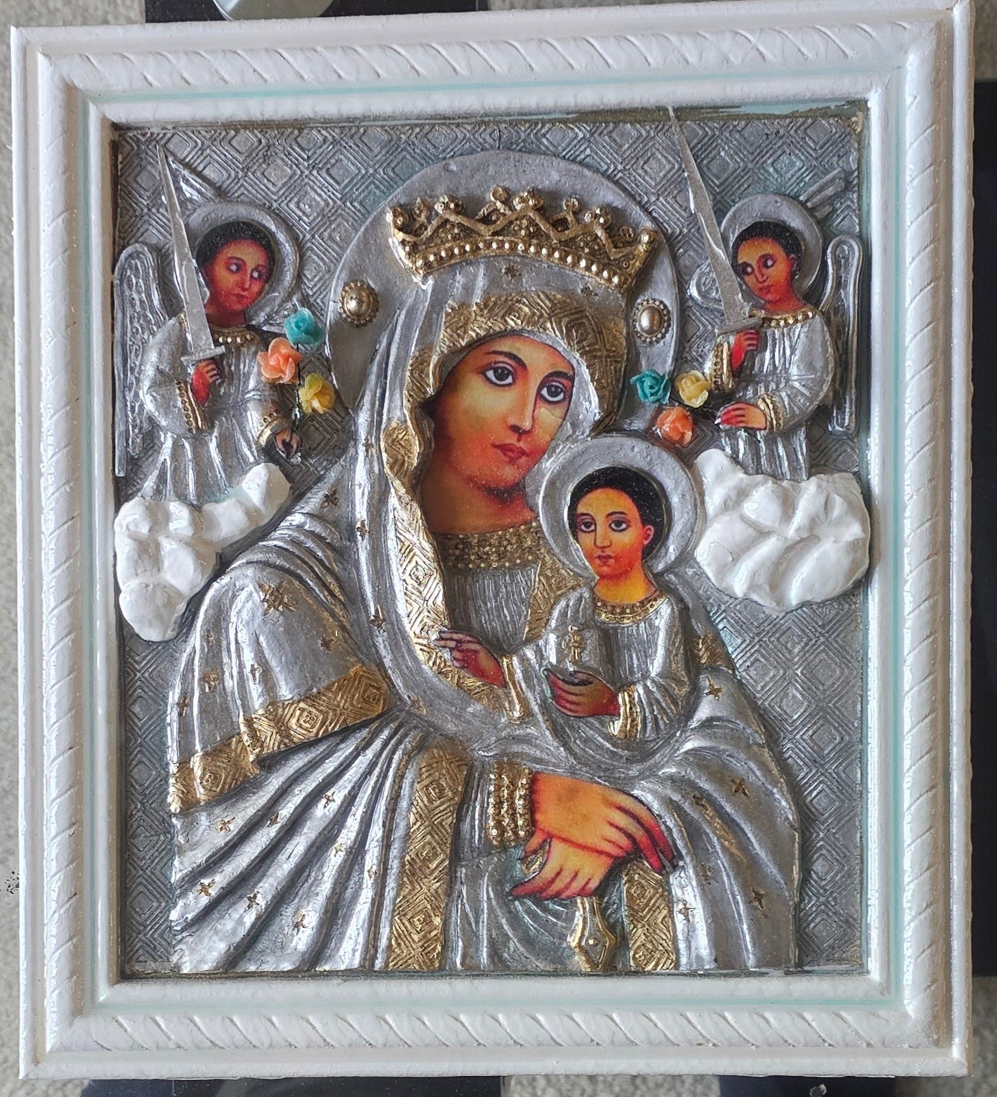 የአመበታችን ስአል (silver paint)